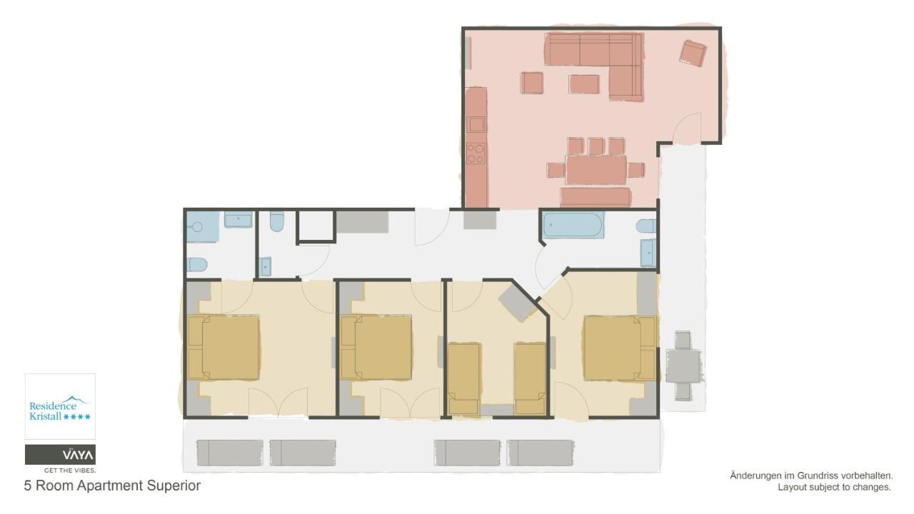 Residence Kristall Saalbach-Hinterglemm Esterno foto